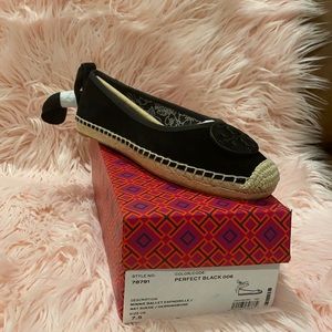 Black Spadrilles Ballet Shoes